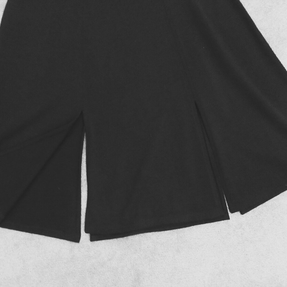 Black Jersey Maxi Skirt, Size 7-8